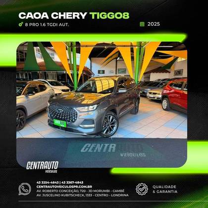 CAOA CHERY TIGGO 8 PRO 1.6 TGDI GASOLINA DCT